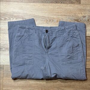 Christopher & Banks Cargo Pants in Slate Blue-Gray